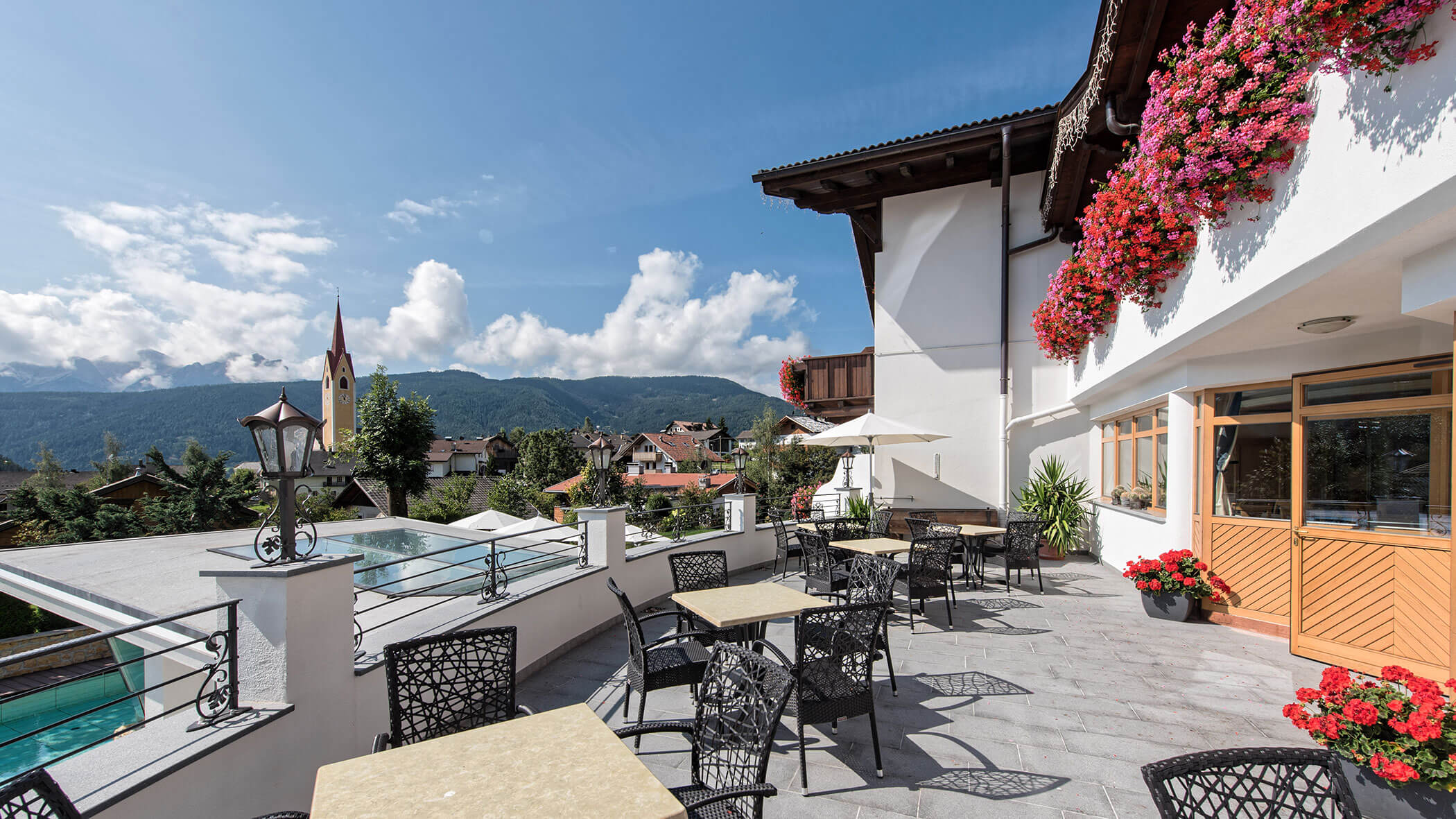 Ausblick von der Terrasse